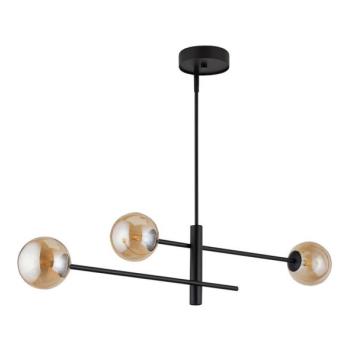  Csillár rúdon ORO 3xG9/12W/230V fekete/arany  kép