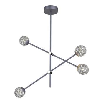  Csillár rúdon PAKSOS 4xG9/5W/230V szürke  kép