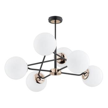  Csillár rúdon  SAGITO 6xE14/10W/230V arany  kép