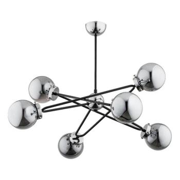  Csillár rúdon SAGITO 6xE14/10W/230V króm  kép