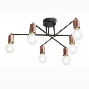  Csillár rúdon SOLIDO 6xE27/60W/230V  kép