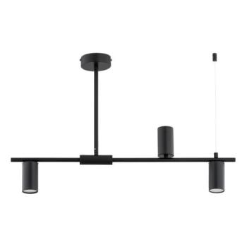  Csillár rúdon URANOS 3xGU10/10W/230V fekete  kép