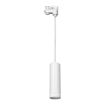  Csillár zsinóron 3 fázisú sínrendszerhez PIPE 1xGU10/25W/230V fehér  kép