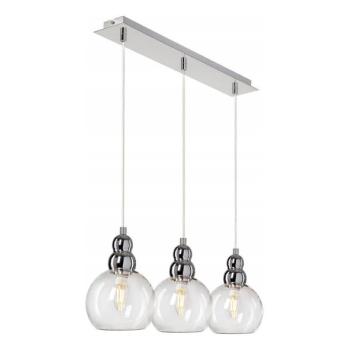  Csillár zsinóron AKSO 3xE14/40W/230V ezüst  kép