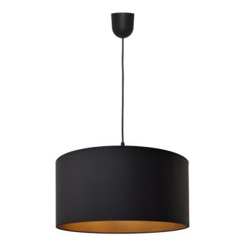  Csillár zsinóron ALBA 1xE27/15W/230V á. 40 cm fekete/arany  kép