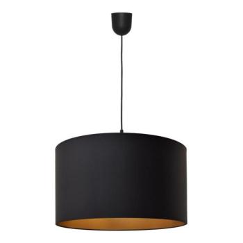  Csillár zsinóron ALBA 1xE27/15W/230V á. 45 cm fekete/arany  kép