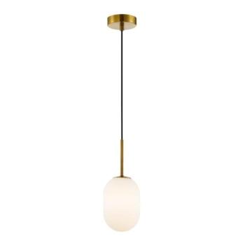  Csillár zsinóron ALIAS 1xG9/8W/230V átm. 12 cm arany  kép