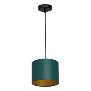  Csillár zsinóron ARDEN 1xE27/60W/230V á. 18 cm zöld/arany  kép
