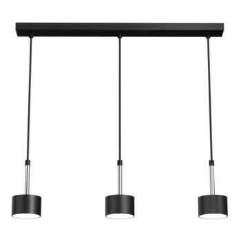  Csillár zsinóron ARENA 3xGX53/11W/230V fekete/króm  kép