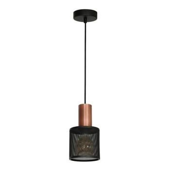  Csillár zsinóron ARES BLACK 1xE27/60W/230V  kép