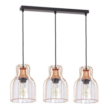  Csillár zsinóron ARIA 3xE27/60W/230V réz  kép
