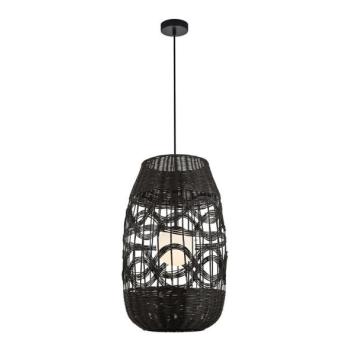  Csillár zsinóron ARONA 1xG9/9W/230V átm. 40 cm fekete  kép