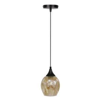  Csillár zsinóron ASPA 1xE27/40W/230V fekete  kép