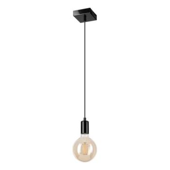  Csillár zsinóron ASTRID 1xE27/60W/230V fényes fekete  kép