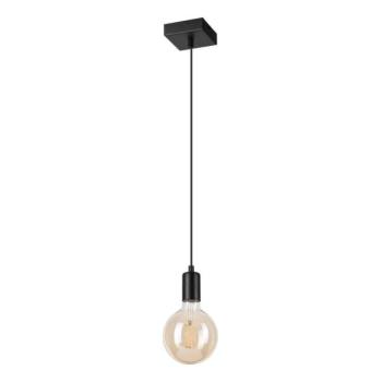  Csillár zsinóron ASTRID 1xE27/60W/230V matt fekete  kép
