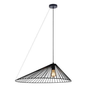  Csillár zsinóron AURORA 1xE27/20W/230V átm. 60 cm fekete  kép