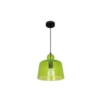  Csillár zsinóron BELL 1xE27/60W/230V zöld  kép