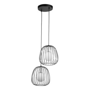  Csillár zsinóron BELL 2xG9/12W/230V fekete/fényezett króm  kép