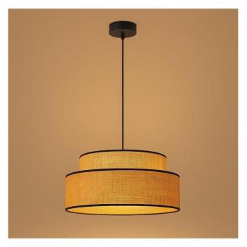  Csillár zsinóron BOHO 1xE27/60W/230V átm. 40 cm bézs  kép