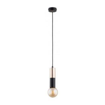  Csillár zsinóron BOLID 1xE27/60W/230V arany/fekete  kép