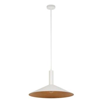 Csillár zsinóron CAPRI 1xE27/15W/230V átm. 50 cm fehér/réz  kép