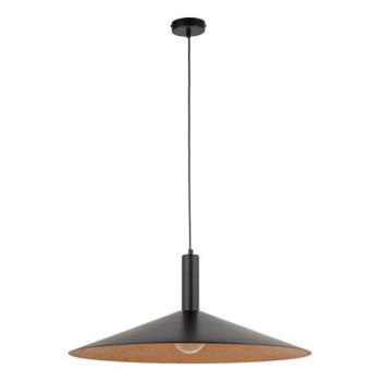  Csillár zsinóron CAPRI 1xE27/15W/230V átm. 70 cm fekete/réz  kép