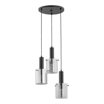  Csillár zsinóron CELIA 3xE27/60W/230V fekete  kép