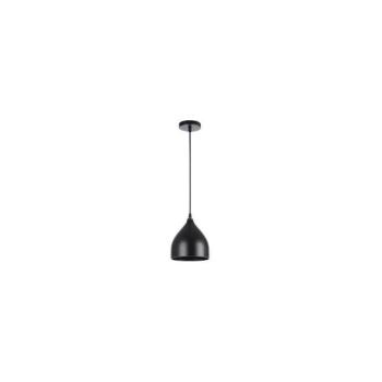  Csillár zsinóron COMO 1xE27/60W/230V átm. 17 cm fekete  kép