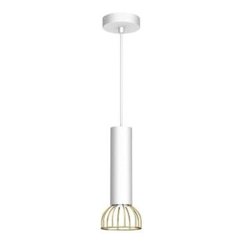  Csillár zsinóron DANTE 1xGU10/25W/230V fehér/arany  kép