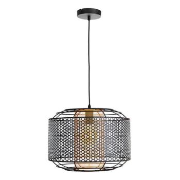  Csillár zsinóron DENTON 1xE27/40W/230V fekete  kép