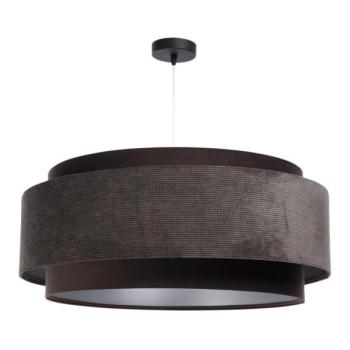  Csillár zsinóron DOBLO 1xE27/60W/230V á. 60 cm barna/ezüst  kép