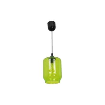  Csillár zsinóron ELIAS 1xE27/60W/230V zöld  kép