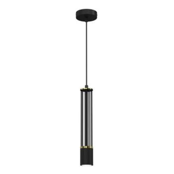  Csillár zsinóron ESTILO 1xGU10/40W/230V fekete  kép
