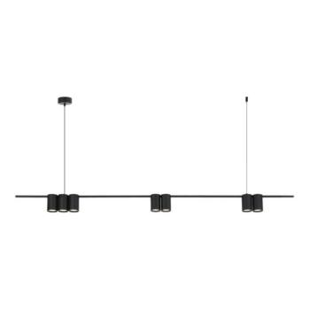  Csillár zsinóron GENESIS 7xGU10/8W/230V fekete  kép
