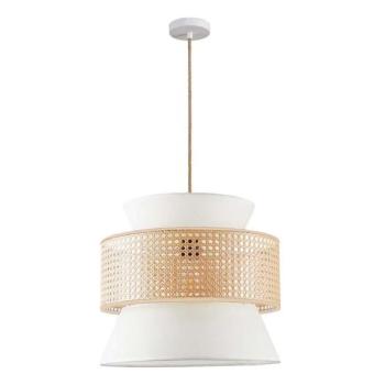  Csillár zsinóron GRENADA 1xE27/20W/230V átm. 40 cm bézs  kép