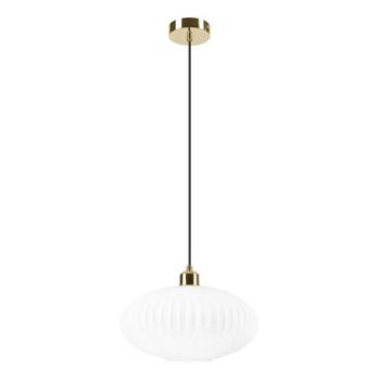  Csillár zsinóron HARMA 1xE27/15W/230V átm. 30 cm fehér/arany  kép