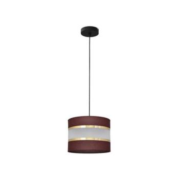  Csillár zsinóron HELEN 1xE27/15W/230V á. 20 cm barna/fekete/arany  kép