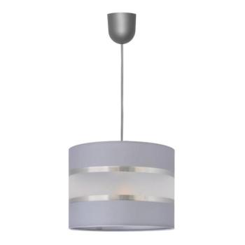  Csillár zsinóron HELEN 1xE27/15W/230V á. 20 cm szürke/ezüst  kép