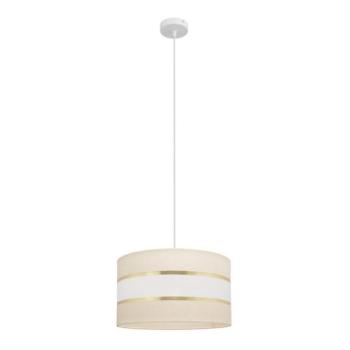  Csillár zsinóron HELEN 1xE27/15W/230V á. 35 cm krém/arany  kép