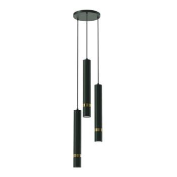  Csillár zsinóron JOKER 3xGU10/8W/230V zöld/arany  kép