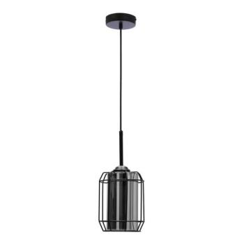  Csillár zsinóron JONERA 1xE27/40W/230V fekete  kép