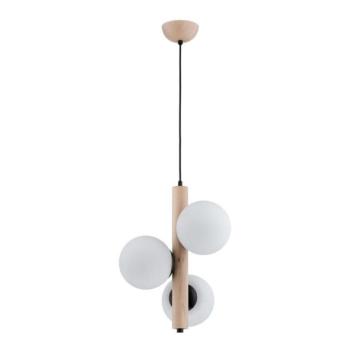  Csillár zsinóron KANET 3xE14/40W/230V bézs/fehér  kép