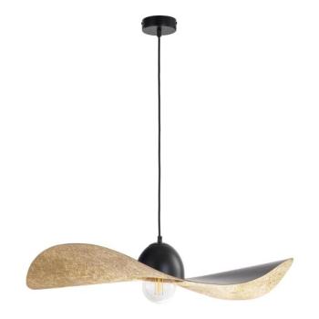  Csillár zsinóron KAPELLO 1xE27/60W/230V átm. 76 cm fekete/arany  kép