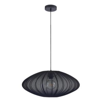  Csillár zsinóron KINU 1xE27/20W/230V átm. 50 cm fekete  kép