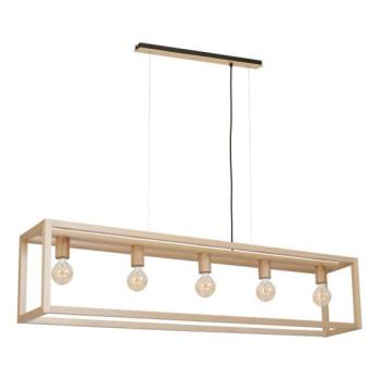  Csillár zsinóron LEGNO 5xE27/60W/230V  kép