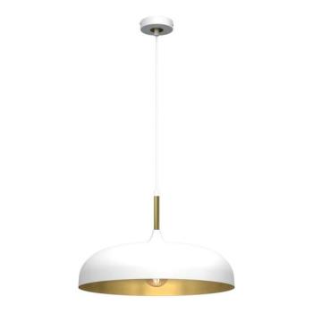  Csillár zsinóron LINCOLN 1xE27/60W/230V á. 45 cm fehér  kép