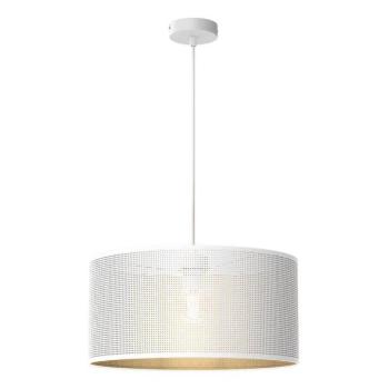 Csillár zsinóron LOFT SHADE 1xE27/60W/230V á. 40 cm fehér/arany  kép