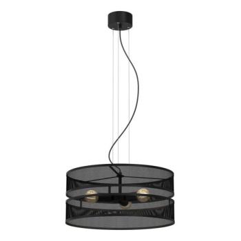  Csillár zsinóron LUM 3xE27/60W/230V fekete  kép