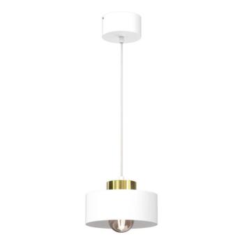  Csillár zsinóron MARTI 1xE27/15W/230V fehér/arany  kép