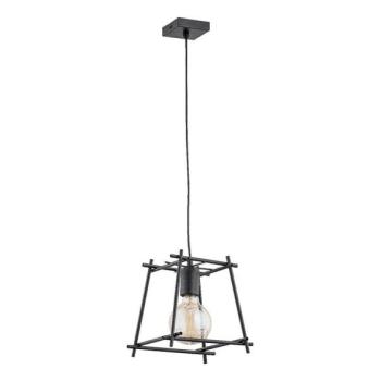  Csillár zsinóron NETI 1xE27/15W/230V fekete  kép